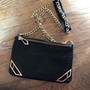 Black & Gold Botkier Crossbody Purse